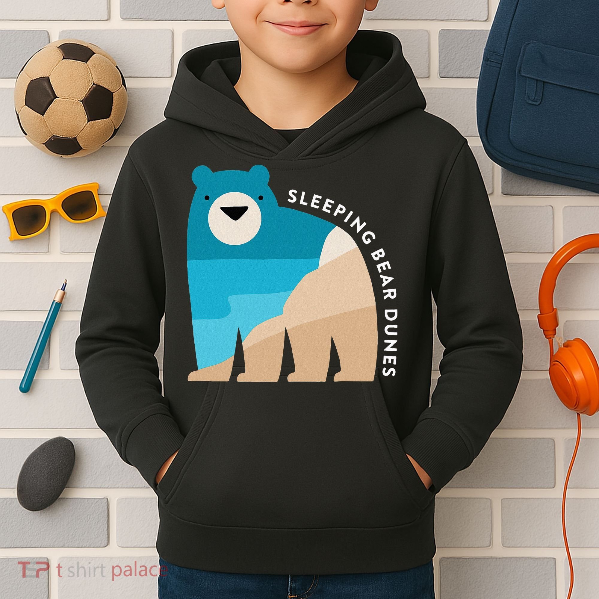Sleeping Bear Dunes Michigan National Park Souvenir Gift Kids Hoodie