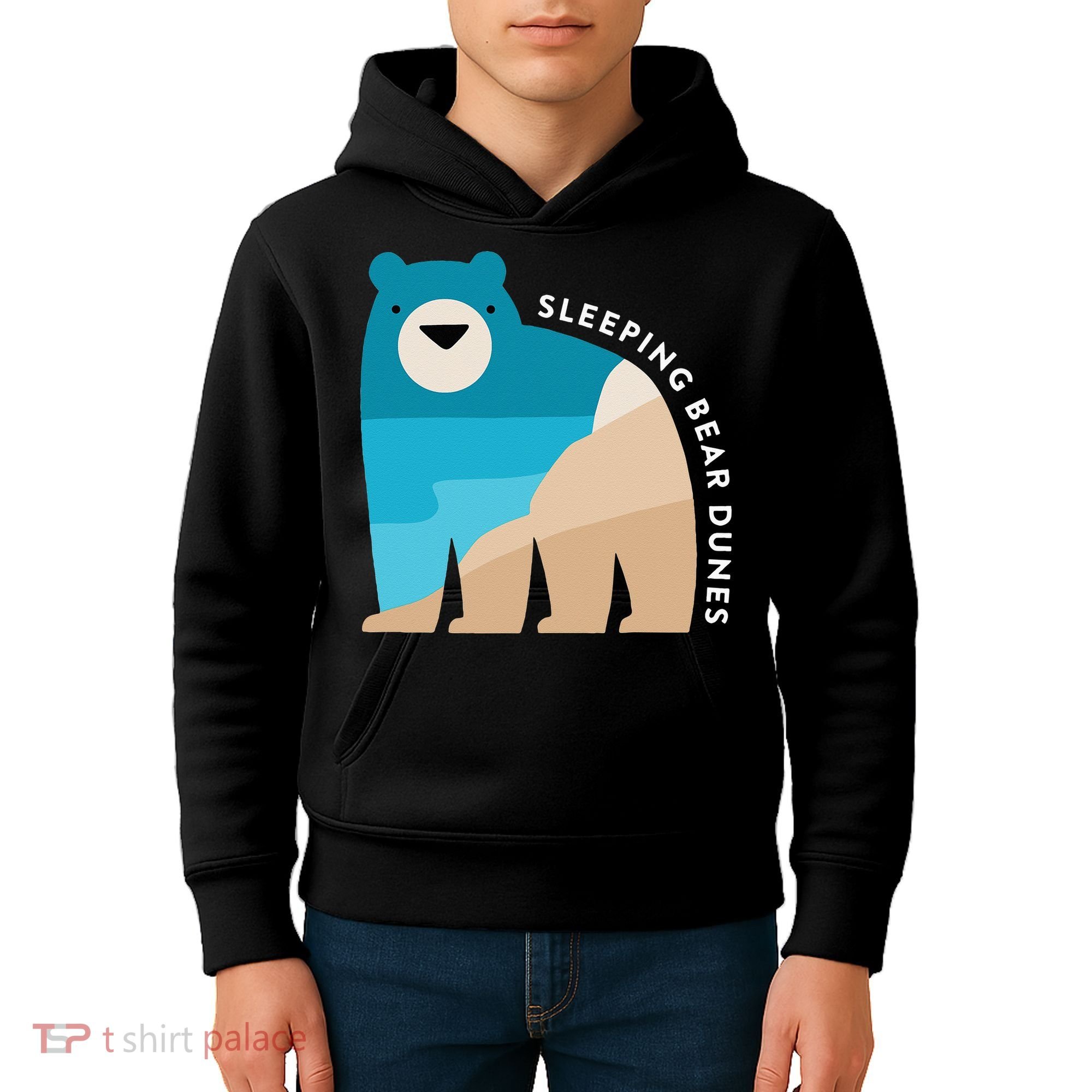 Sleeping Bear Dunes Michigan National Park Souvenir Gift Kids Hoodie