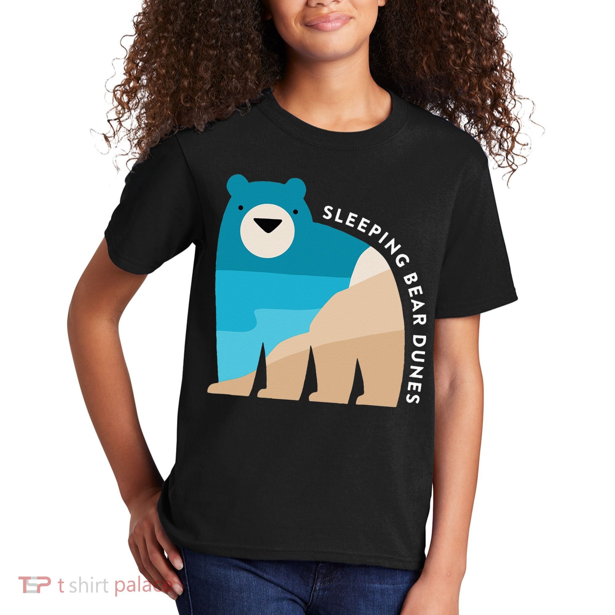 Sleeping Bear Dunes Michigan National Park Souvenir Gift Kids T-Shirt