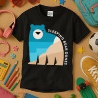 Sleeping Bear Dunes Michigan National Park Souvenir Gift Kids T-Shirt thumb 3