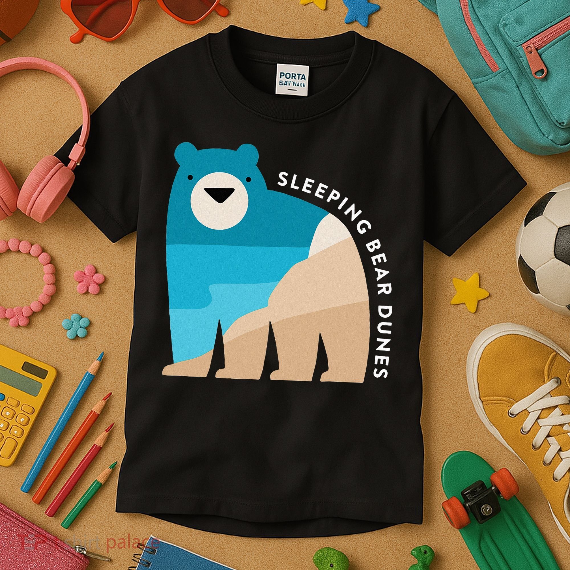 Sleeping Bear Dunes Michigan National Park Souvenir Gift Kids T-Shirt