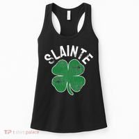 Slainte Beer Drinking Irish ST PATRICKS DAY Shamrock Women's Tank Top thumb 0