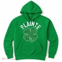 Slainte Beer Drinking Irish ST PATRICKS DAY Shamrock Hoodie thumb 0