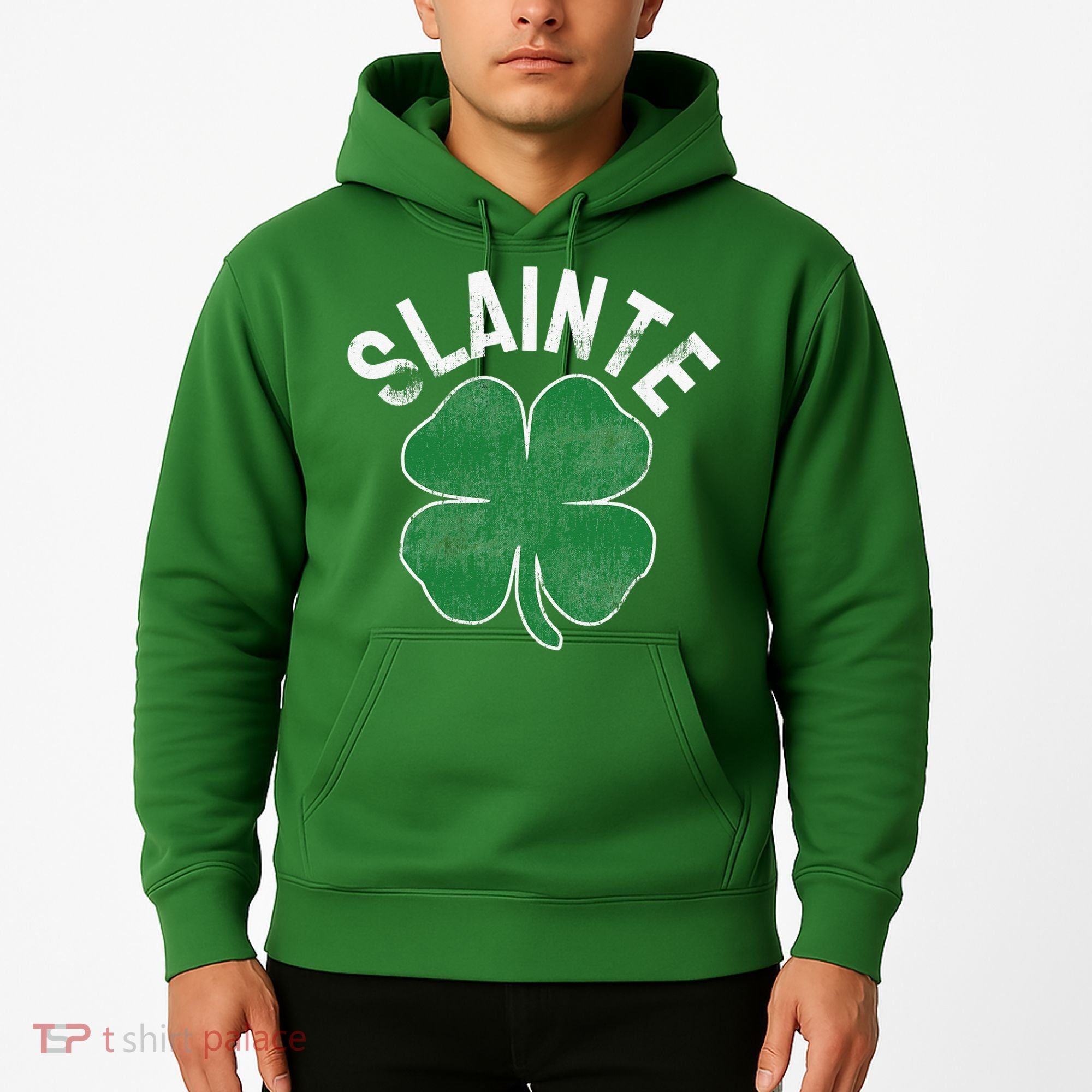 Slainte Beer Drinking Irish ST PATRICKS DAY Shamrock Hoodie