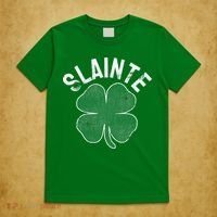 Slainte Beer Drinking Irish ST PATRICKS DAY Shamrock T-Shirt thumb 5