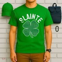 Slainte Beer Drinking Irish ST PATRICKS DAY Shamrock T-Shirt thumb 6