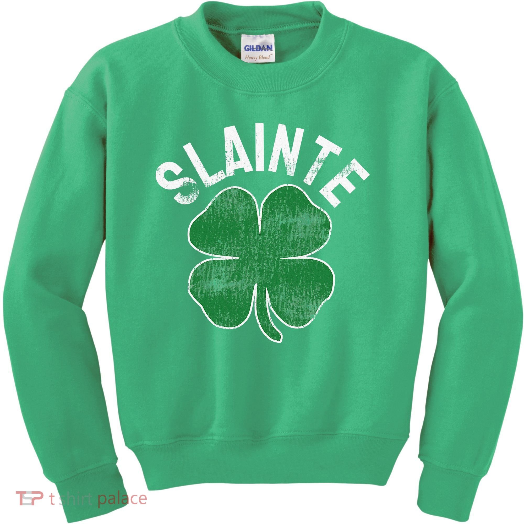 Slainte Beer Drinking Irish ST PATRICKS DAY Shamrock Kids Sweatshirt