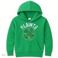 Slainte Beer Drinking Irish ST PATRICKS DAY Shamrock Kids Hoodie thumb 0
