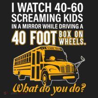 School Bus Driver Watch Screaming Drive Box On Wheels Tumbler thumb 3
