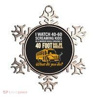 School Bus Driver Watch Screaming Drive Box On Wheels Ornament thumb 0
