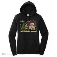 School Bus Driver Reindeer Santa Hat Ugly Christmas Sweater Women's Hoodie thumb 0