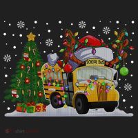 School Bus Driver Reindeer Santa Hat Ugly Christmas Sweater Hat thumb 2
