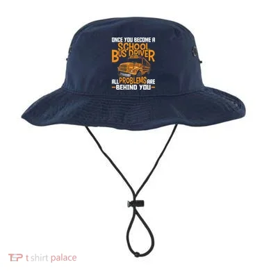 School Bus Driver All Problems Are Behind You Bucket Hat