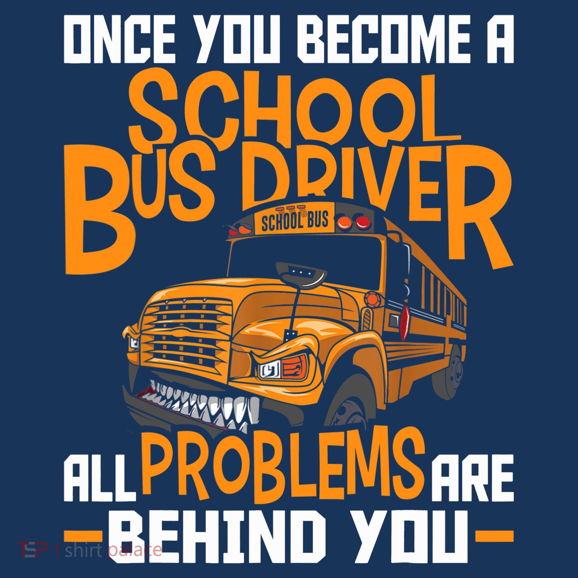 School Bus Driver All Problems Are Behind You Kids Sweatshirt