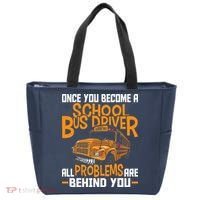 School Bus Driver All Problems Are Behind You Tote Bag thumb 0