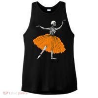 Skeleton Ballerina Dance Tutu Spooky Ballet Dancer Halloween Ladies PosiCharge Tri-Blend Wicking Tank thumb 0