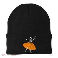 Skeleton Ballerina Dance Tutu Spooky Ballet Dancer Halloween Beanie thumb 0