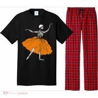 Skeleton Ballerina Dance Tutu Spooky Ballet Dancer Halloween Pajama Set thumb 0