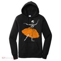 Skeleton Ballerina Dance Tutu Spooky Ballet Dancer Halloween Women's Hoodie thumb 0