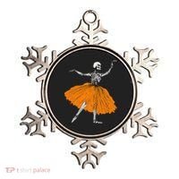Skeleton Ballerina Dance Tutu Spooky Ballet Dancer Halloween Ornament thumb 0
