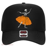 Skeleton Ballerina Dance Tutu Spooky Ballet Dancer Halloween Hat thumb 0