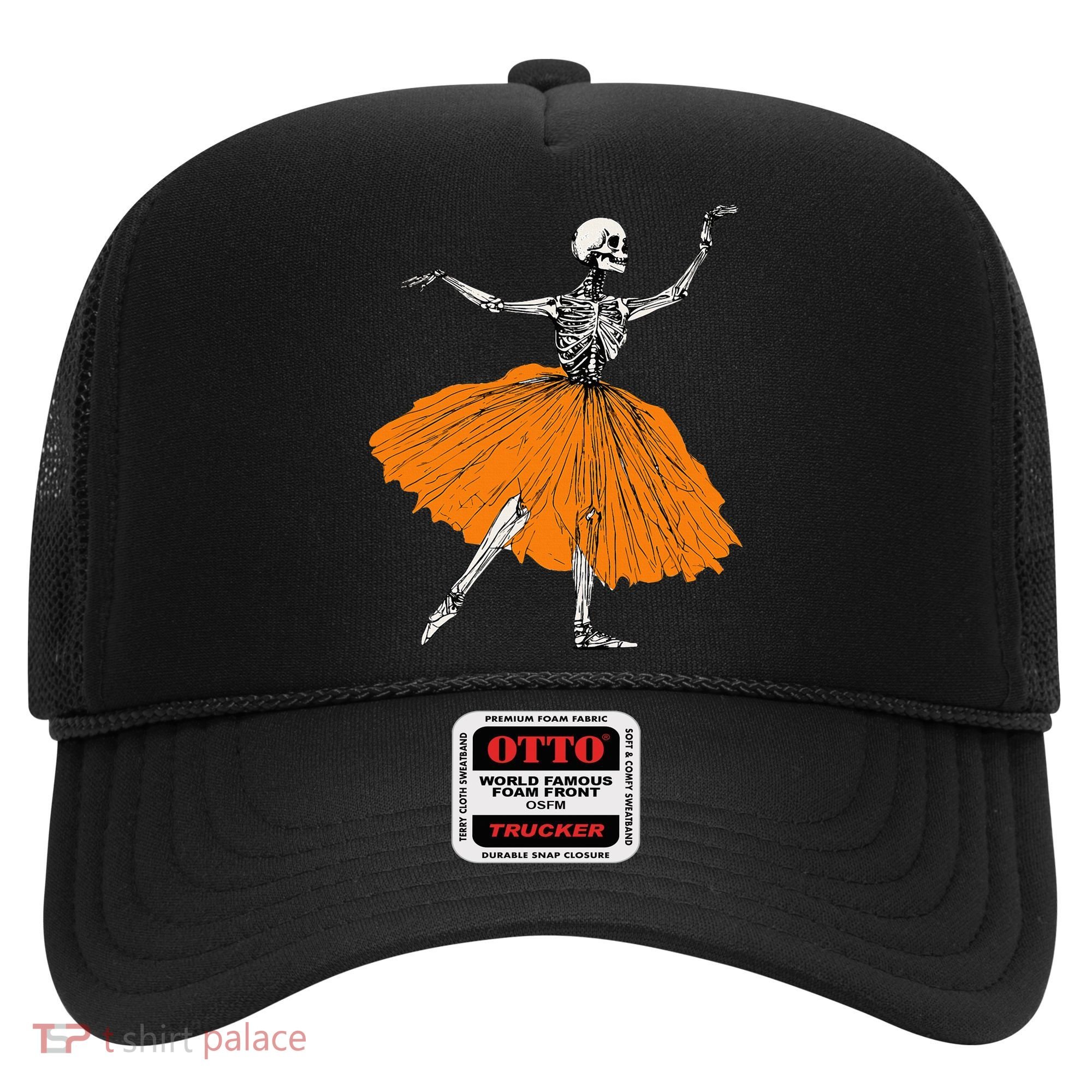 Skeleton Ballerina Dance Tutu Spooky Ballet Dancer Halloween Hat