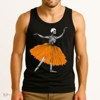 Skeleton Ballerina Dance Tutu Spooky Ballet Dancer Halloween Tank Top thumb 3