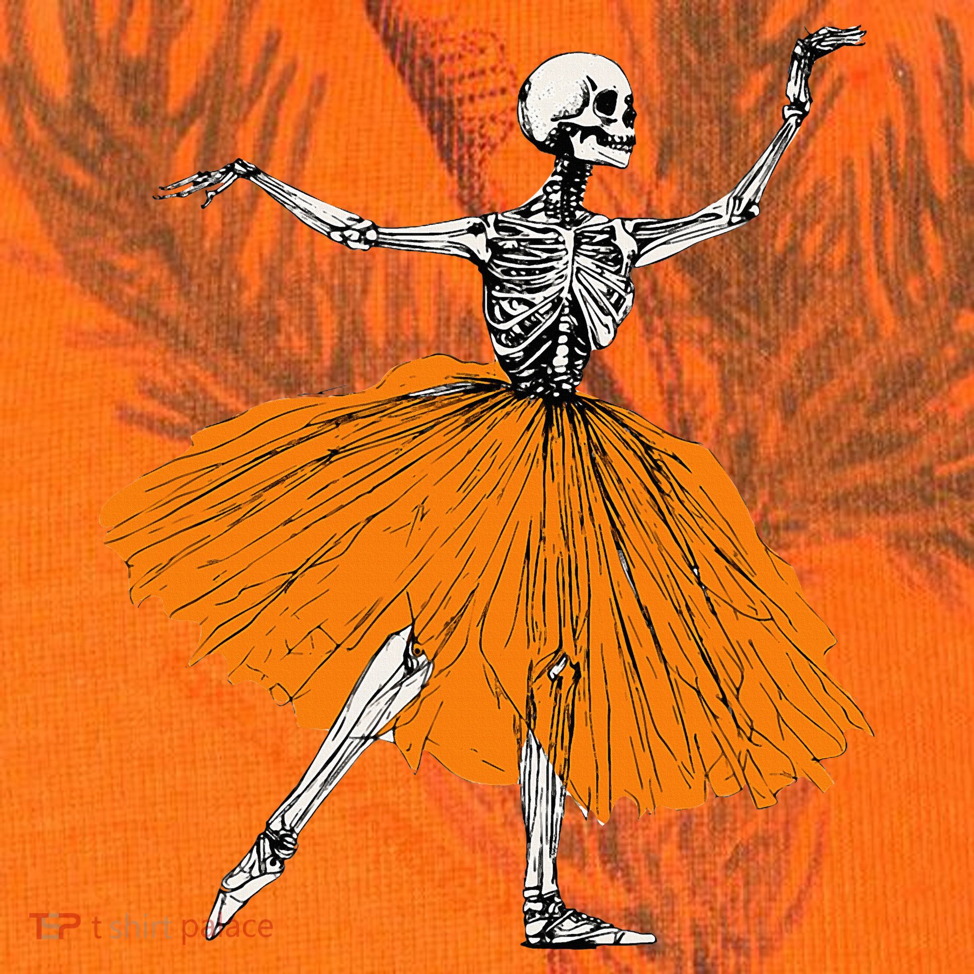 Skeleton Ballerina Dance Tutu Spooky Ballet Dancer Halloween Kati Licensed 12" Camo Cuffed Beanie