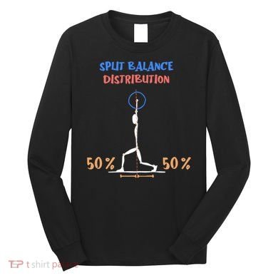 Split Balance Distribution Long Sleeve Shirt