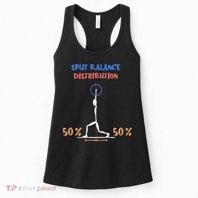 Split Balance Distribution Women's Tank Top