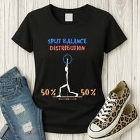 Split Balance Distribution Women's T-Shirt thumb 3