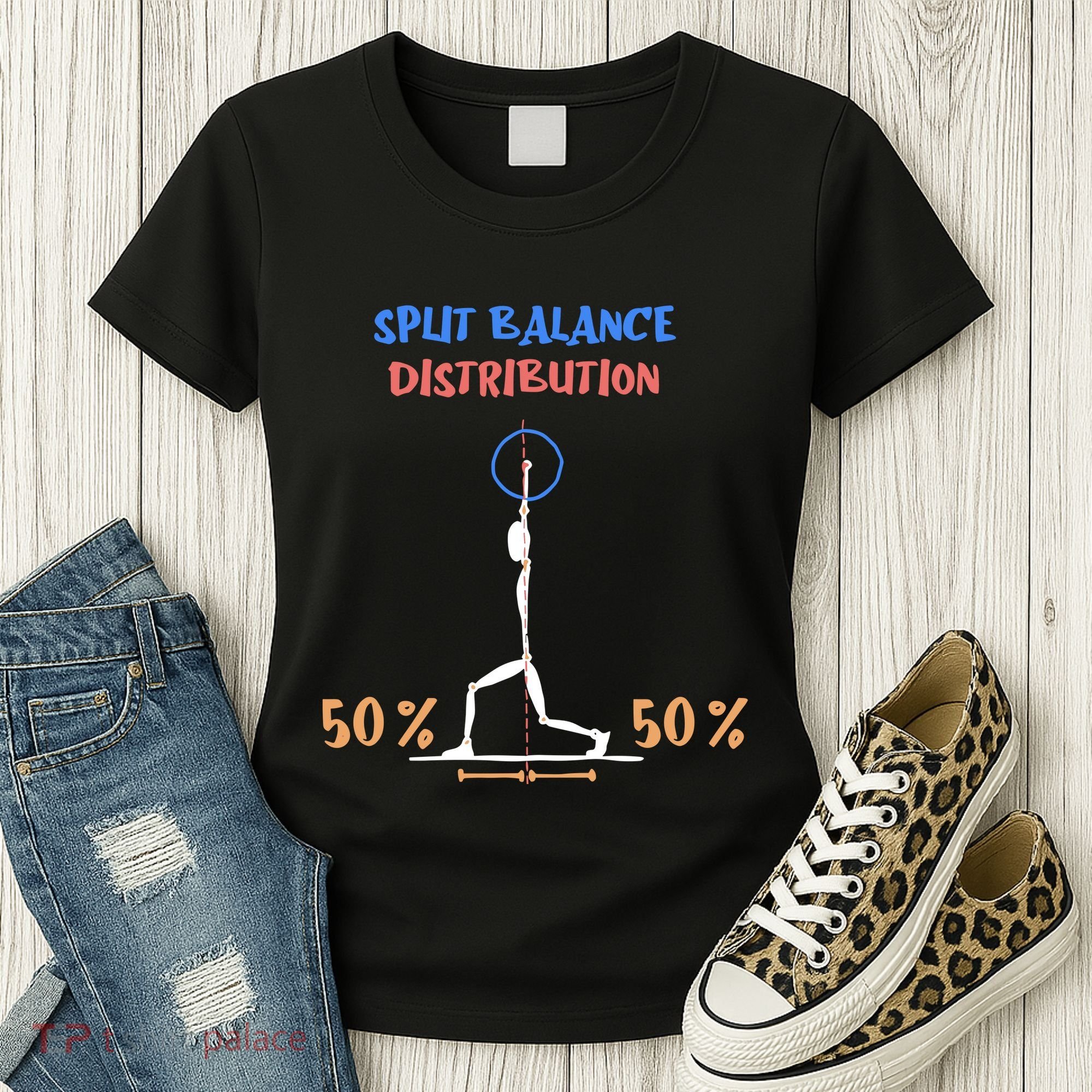 Split Balance Distribution Women's T-Shirt