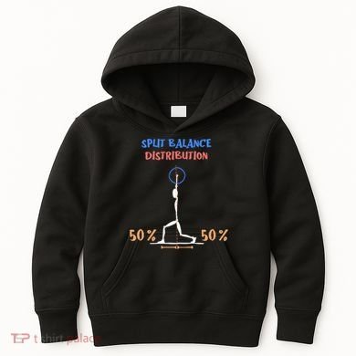 Split Balance Distribution Kids Hoodie
