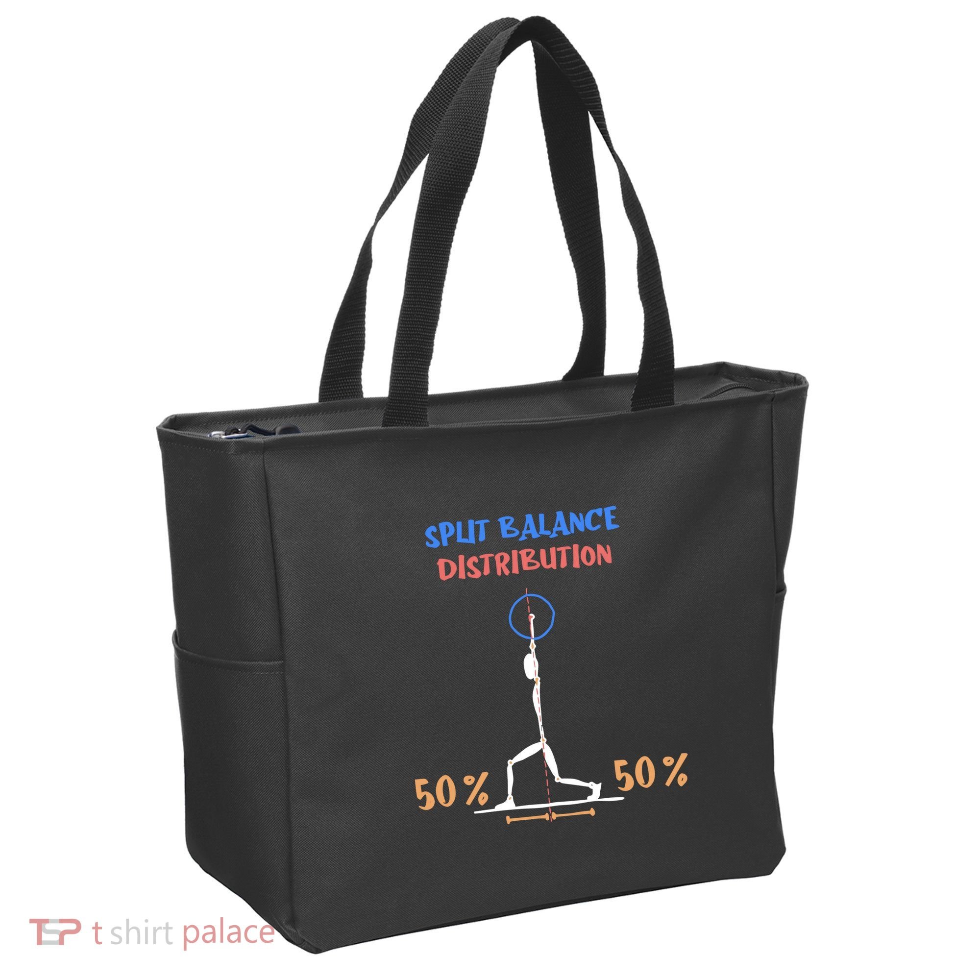 Split Balance Distribution Tote Bag
