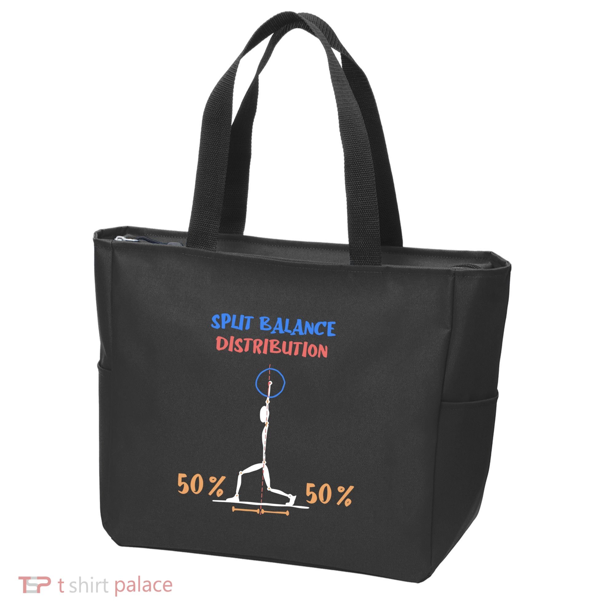 Split Balance Distribution Tote Bag