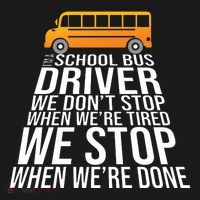 School Bus Driver Never Tired Quote Polo thumb 3