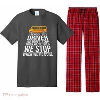 School Bus Driver Never Tired Quote Pajama Set thumb 0