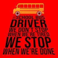 School Bus Driver Never Tired Quote Santa Hat thumb 1