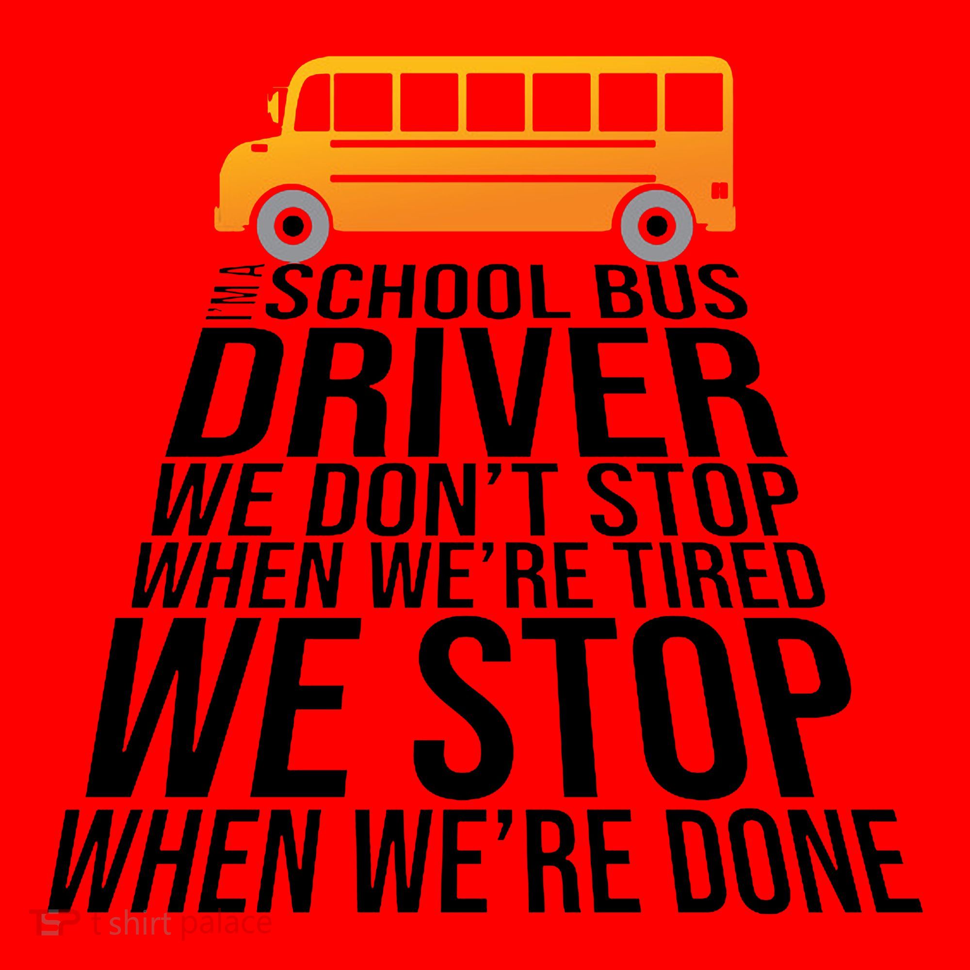 School Bus Driver Never Tired Quote Santa Hat
