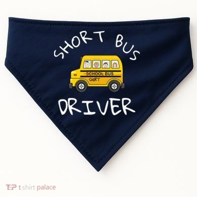 School bus driver Funny Novelty School Bus Driver USA-Made Doggie Bandana