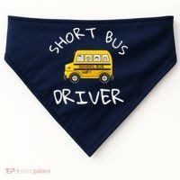 School bus driver Funny Novelty School Bus Driver USA-Made Doggie Bandana thumb 0