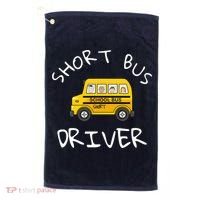 School bus driver Funny Novelty School Bus Driver Golf Towel thumb 0