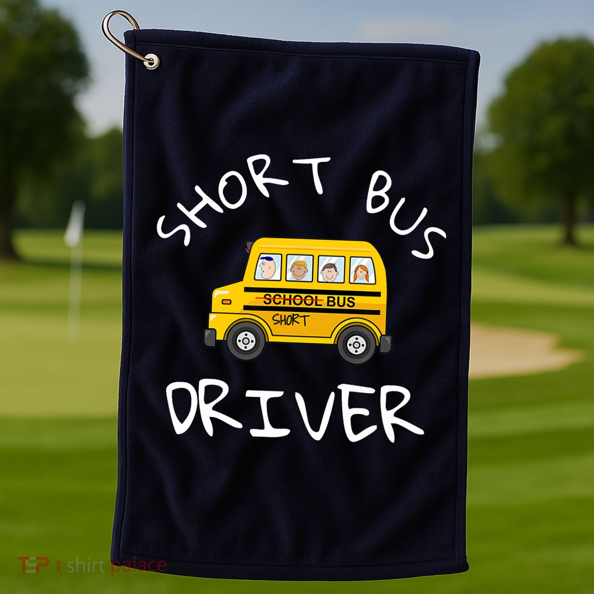 School bus driver Funny Novelty School Bus Driver Golf Towel