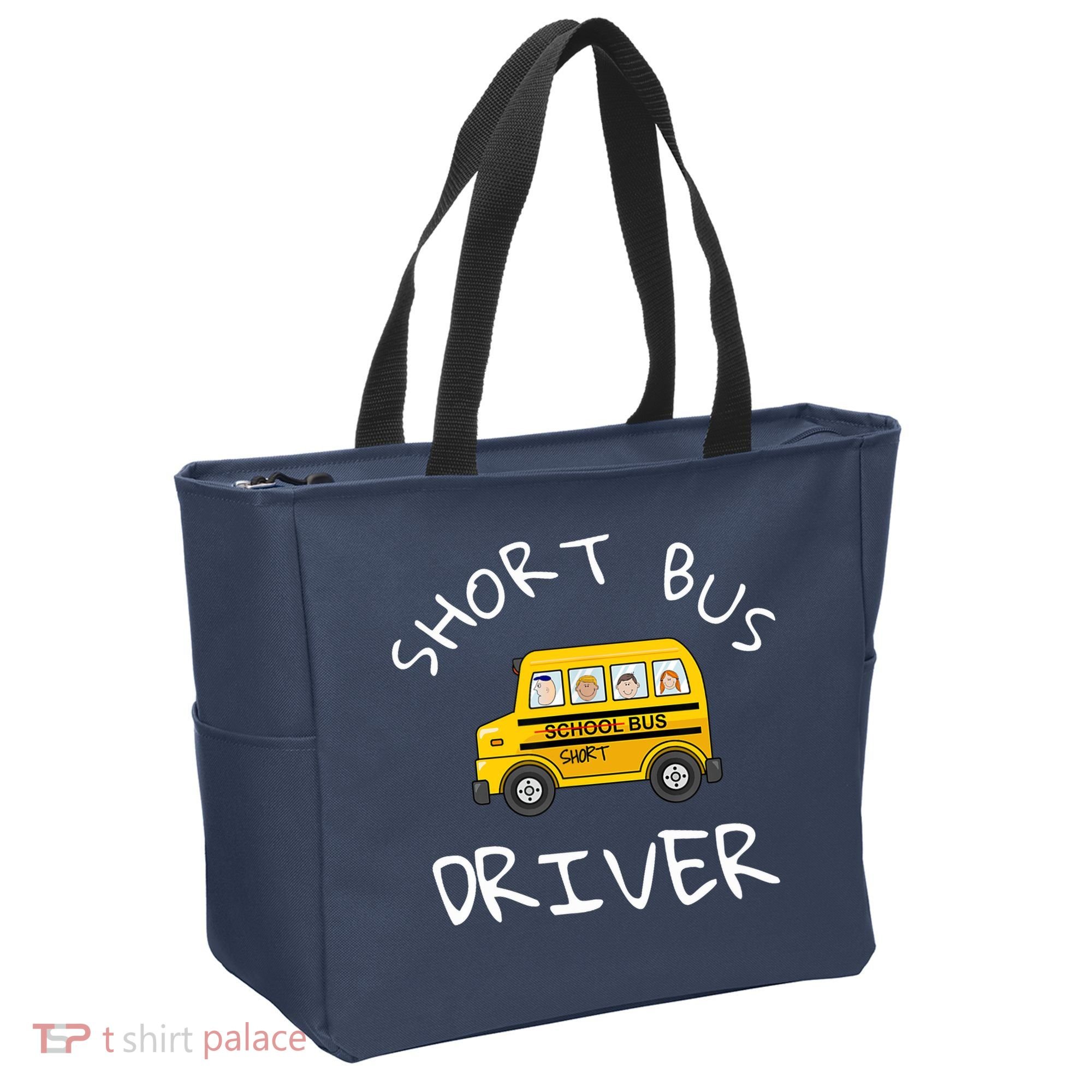 School bus driver Funny Novelty School Bus Driver Tote Bag