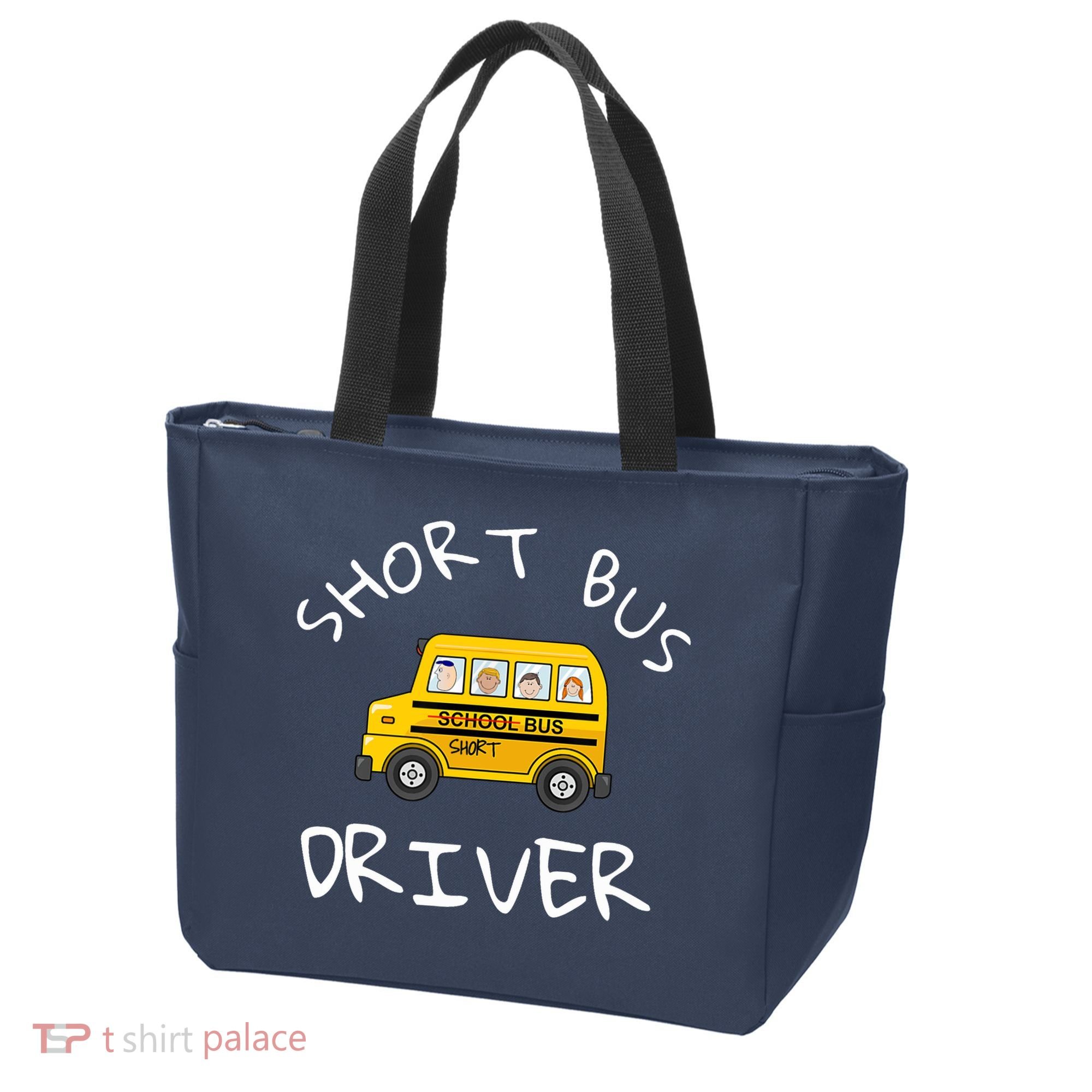 School bus driver Funny Novelty School Bus Driver Tote Bag
