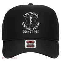 S Back Do Not Pet Emotional Support Husband Funny Hat thumb 0