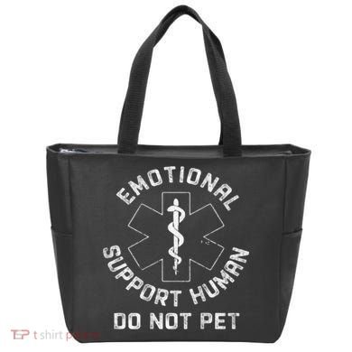 S Back Do Not Pet Emotional Support Husband Funny Tote Bag