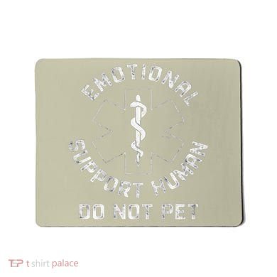 S Back Do Not Pet Emotional Support Husband Funny Mousepad