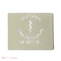 S Back Do Not Pet Emotional Support Husband Funny Mousepad thumb 0