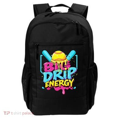 Softball Big Drip Energy Ice Cream Dripping Softball Backpack